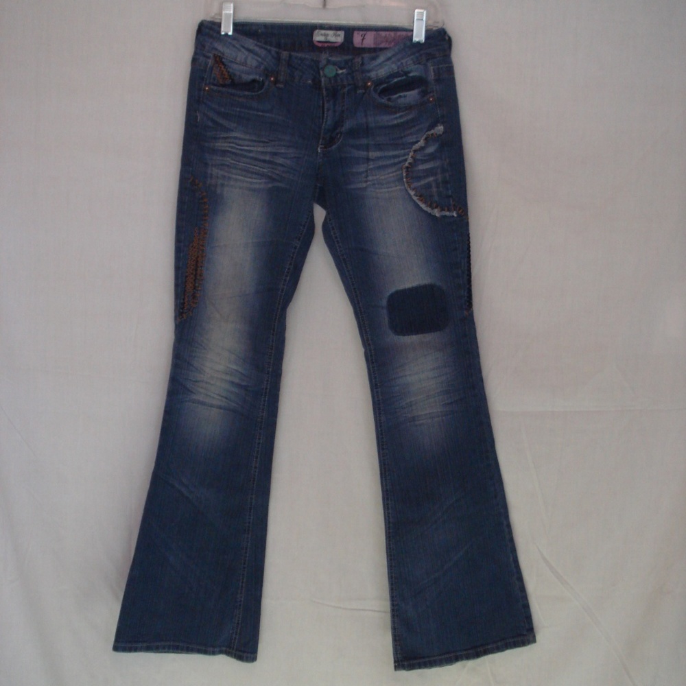COPY - INDIGO REIN FLARE JEANS Cool Denim Design …